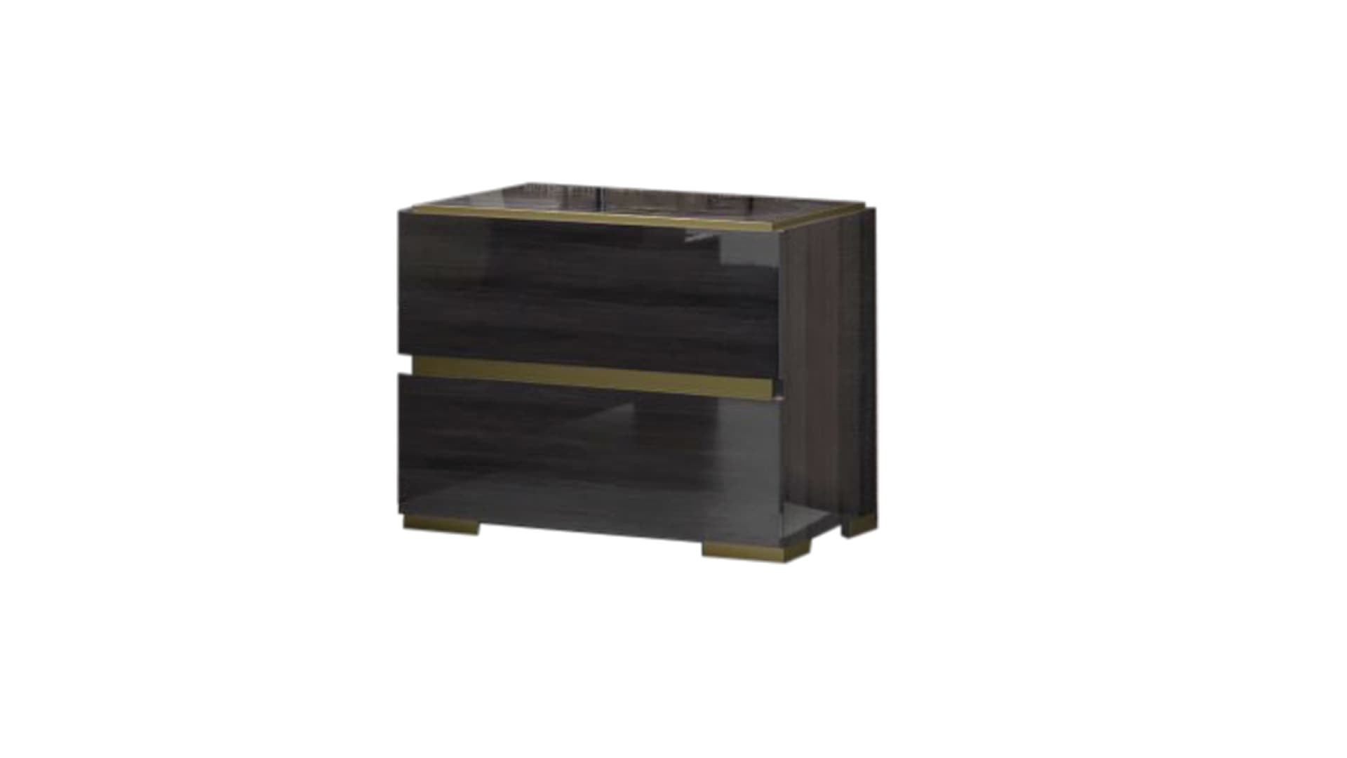 YVETTE Iron Grey Nightstand (Each)