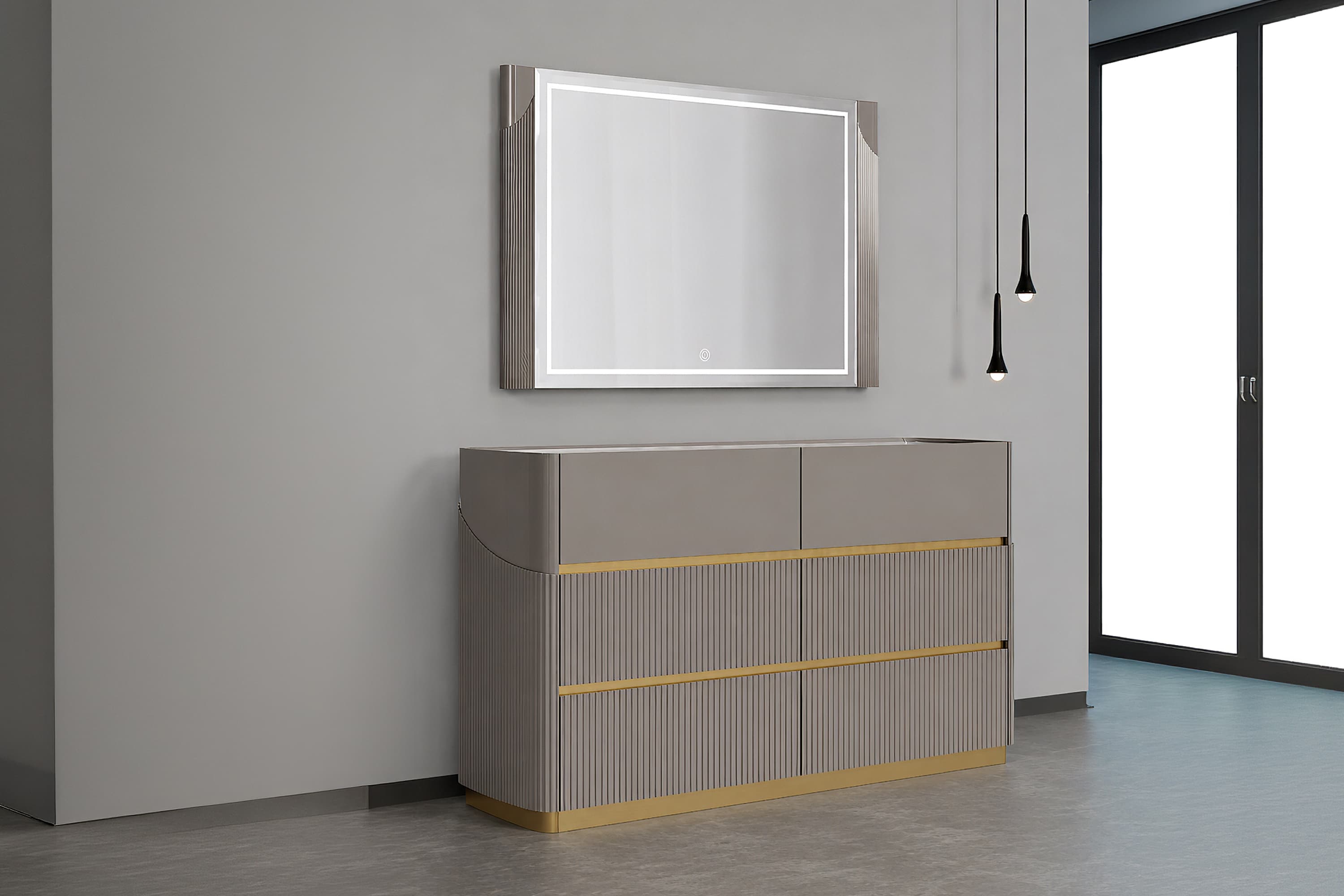 Berlin Dresser & Mirror