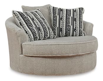 Oversized Swivel Accent Chair