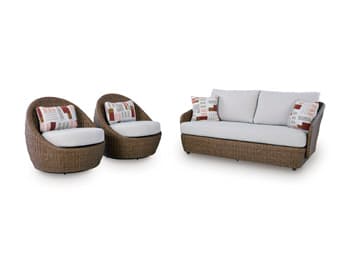 Love/Swivel Chairs Set (3/CN)