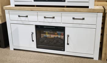 Savonport - Extra Large TV Stand with Fireplace Option