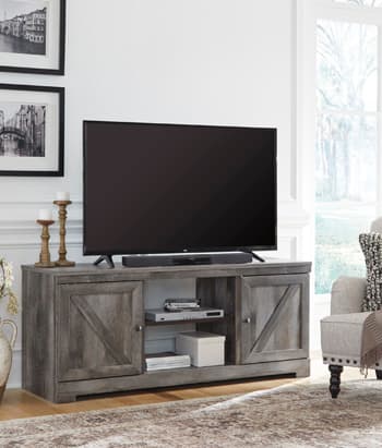 Wynnlow - Large TV Stand with Fireplace Option