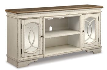 Realyn - Extra Large TV Stand with Fireplace Option